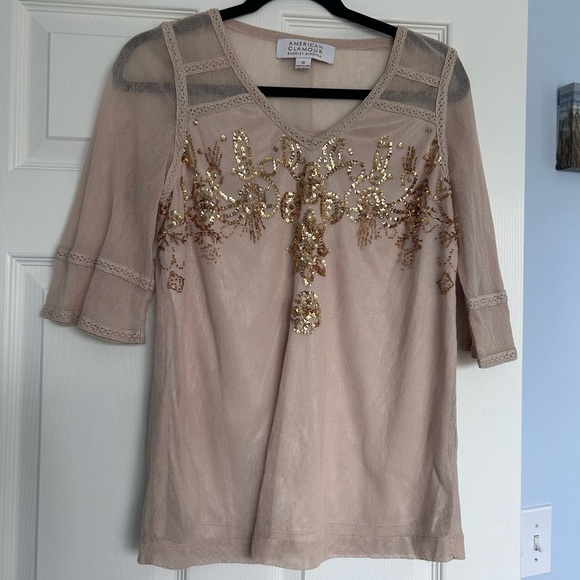 Badgley Mischka Tops - American Glamour by Badgley Mischka tunic top